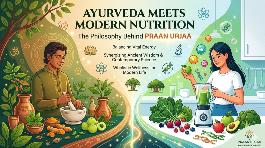 Ayurveda Meets Modern Nutrition The Philosophy Behind Praan Urjaa