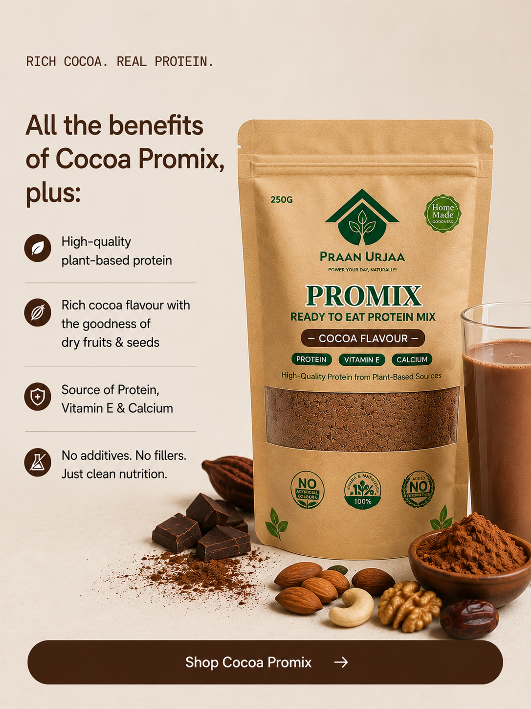 Promix Ready to Eat Protein Mix Cocoa Flavour